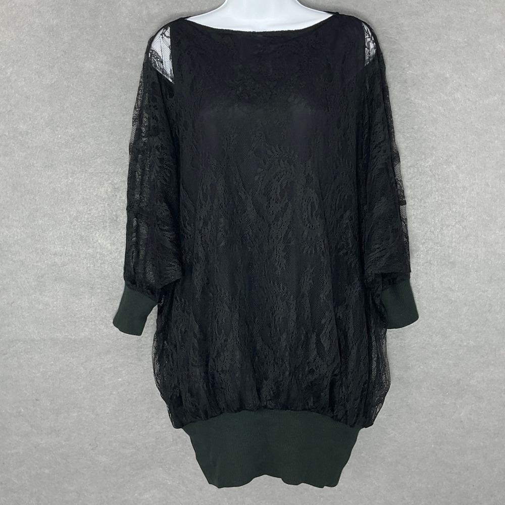 Elizabeth and James Mini Dress Black Silk Grunge Vamp Dark Fairy Sz S Whimsigoth